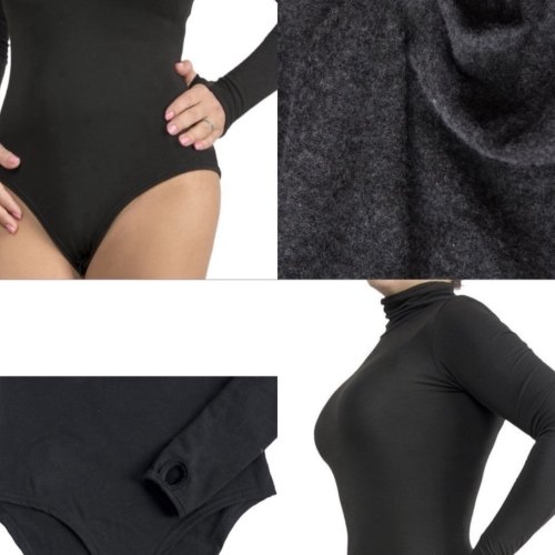 Боди BRAVEL (S-2XL) 6687 d.grey (зима) BRAVEL 6687 d.grey