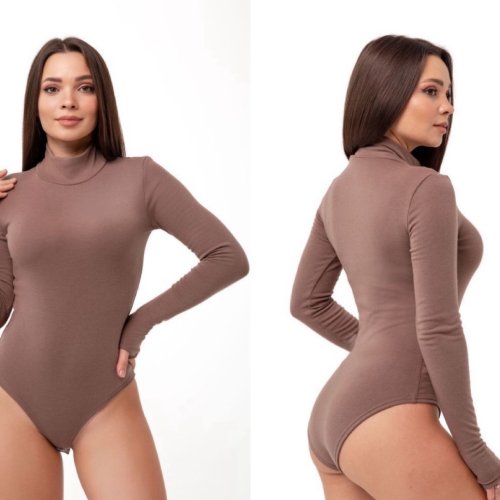 Боди BRAVEL (S-2XL) 6731 brown (зима) BRAVEL 6731 brown