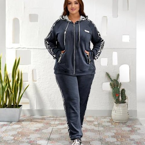 Костюм спорт Seven Zikina (48-62) 932 grey (деми) Seven Zikina 932 grey