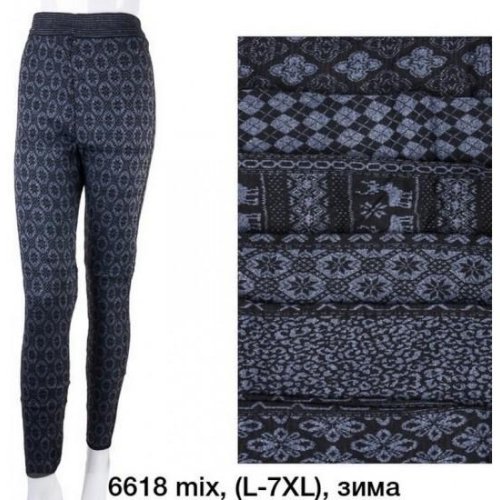 Лосины Redoor (L-7XL) 6618 mix (зима) Redoor 6618 mix