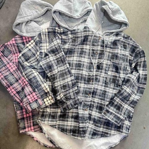 Рубашка Lora (one size) LR413 d.grey (зима) Lora LR413 d.grey