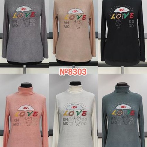 Гольф Desselil (3XL-6XL) 8303 mix (деми) Desselil 8303 mix