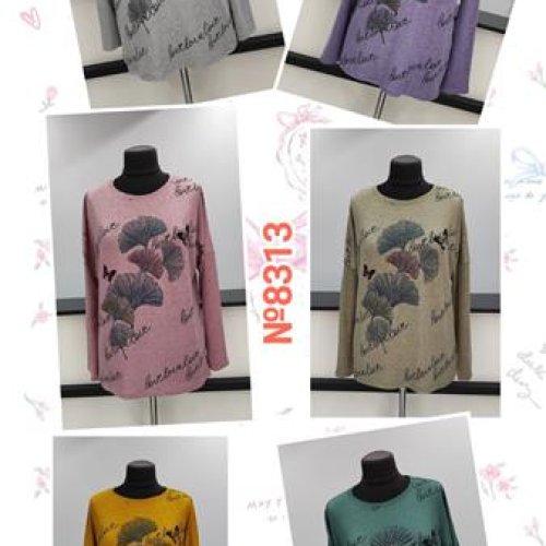 Свитер Desselil (3XL-6XL) 8313 mix (деми) Desselil 8313 mix