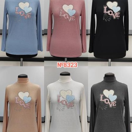 Гольф Desselil (3XL-6XL) 8323 mix (деми) Desselil 8323 mix