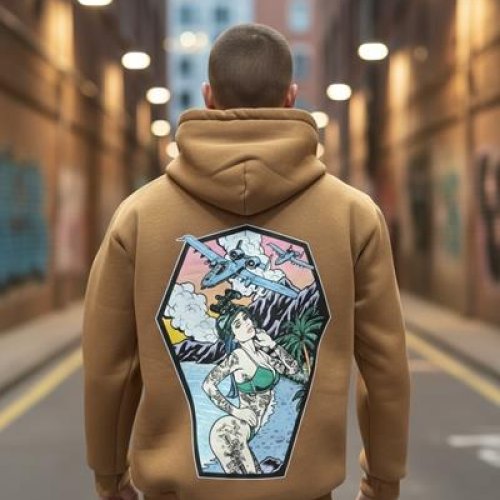 Худи Madoka (M-3XL) 1208 kayot (зима) Madoka 1208 kayot