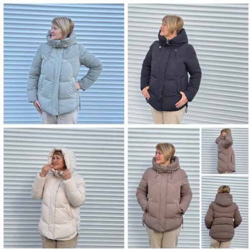 Куртка DKNSEL (46-56) 8830 beige (зима) DKNSEL 8830 beige