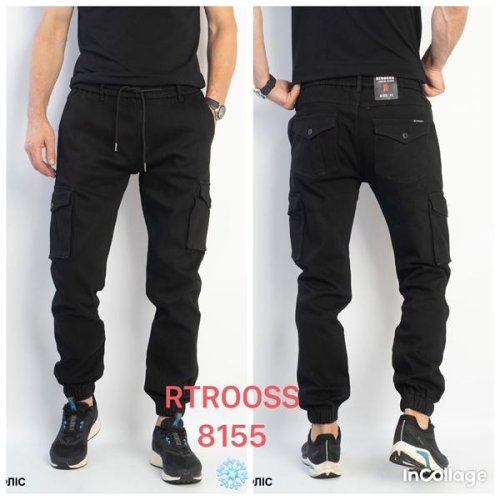 Штаны Fangsida (31-38) 8155 black (зима) Fangsida 8155 black