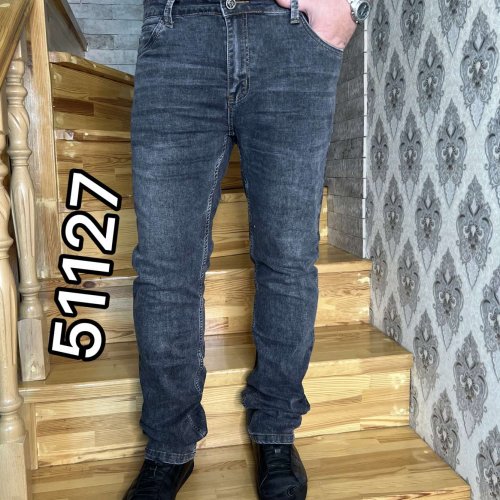 Джинсы God Baron (36-44) 51127 blue (деми) God Baron 51127 blue