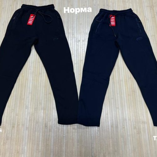 Штаны спорт Navas (M-3XL) NW178 black (зима) Navas NW178 black