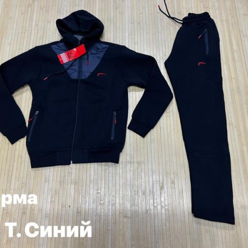 Костюм спорт Navas (S-2XL) NW195 navy (зима) Navas NW195 navy