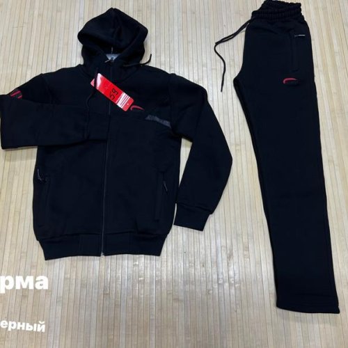 Костюм спорт Navas (S-2XL) NW198 black (зима) Navas NW198 black