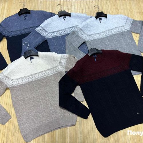 Свитер Navas (L-2XL) NW274 grey (зима) Navas NW274 grey