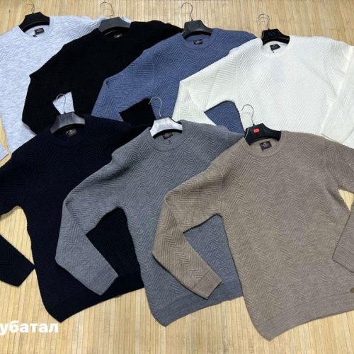 Свитер Navas (L-2XL) NW279 navy (зима) Navas NW279 navy