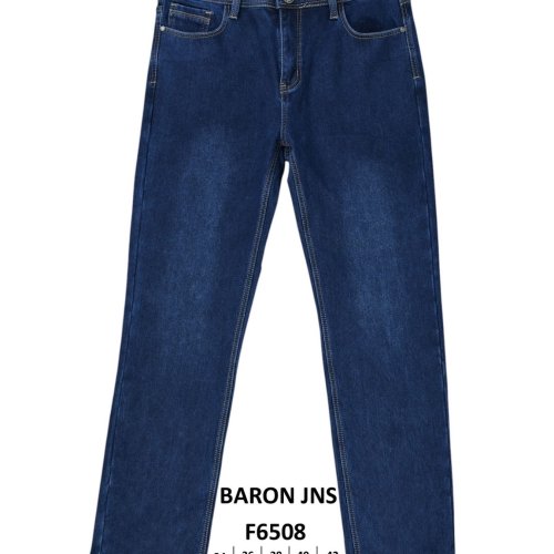 Джинсы God Baron (34-42) F6508 blue (зима) God Baron F6508 blue
