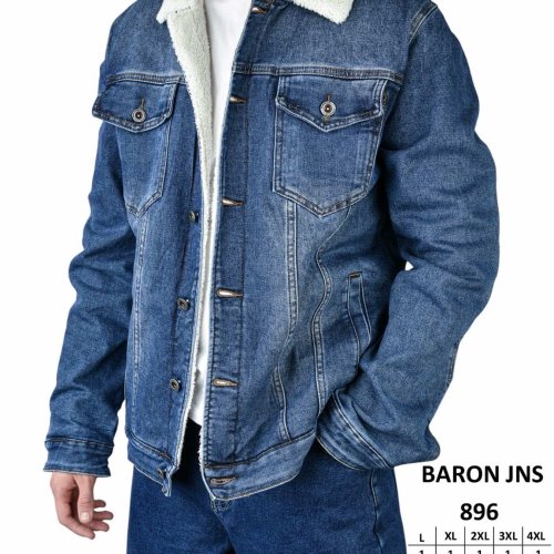 Куртка God Baron (L-4XL) 896 blue (зима) God Baron 896 blue