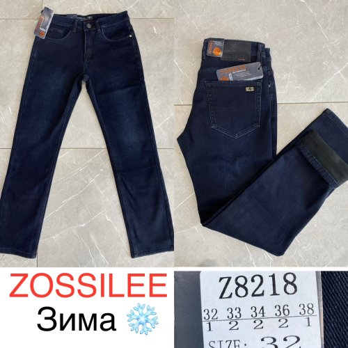 Джинсы God Baron (32-38) Z8218 blue (зима) God Baron Z8218 blue