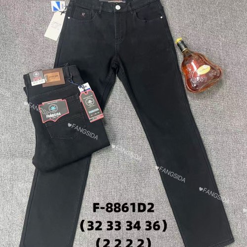 Джинсы God Baron (32-36) F-8861D2 blacl (зима) God Baron F-8861D2 blacl