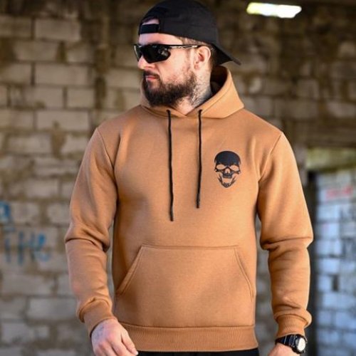 Худи Madoka (M-3XL) 1222 kayot (зима) Madoka 1222 kayot