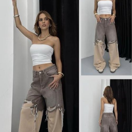 Джинсы i8denim Women (25-30) TB16 beige (деми) i8denim Women TB16 beige