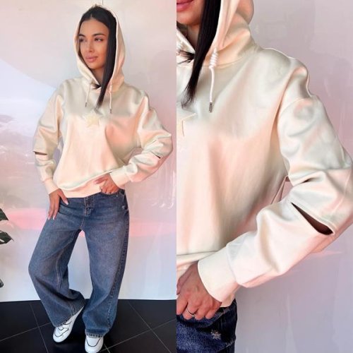 Худи i8denim Women (S-L) TB82 l.beige (деми) i8denim Women TB82 l.beige