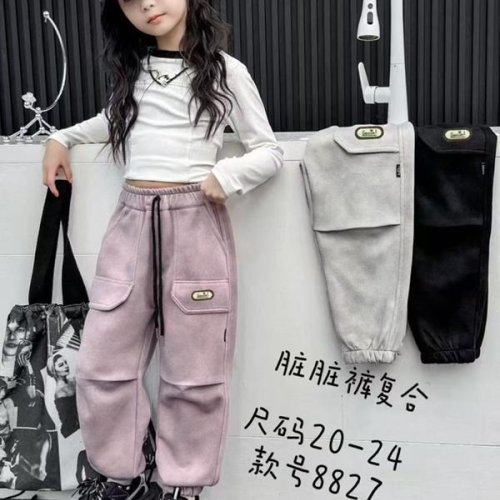 Штаны спорт Farbique (20-24) 8827 black (зима) Farbique 8827 black