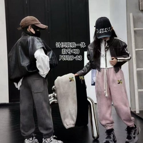 Штаны спорт Farbique (19-23) C10 pink (зима) Farbique C10 pink