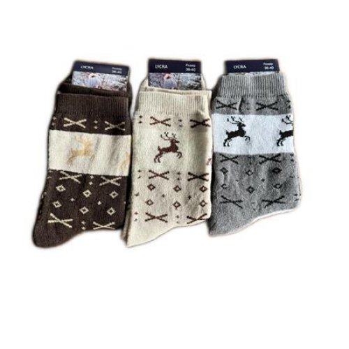 Носки ALIA (37-41) 3159 mix махра (зима) ALIA 3159 mix махра