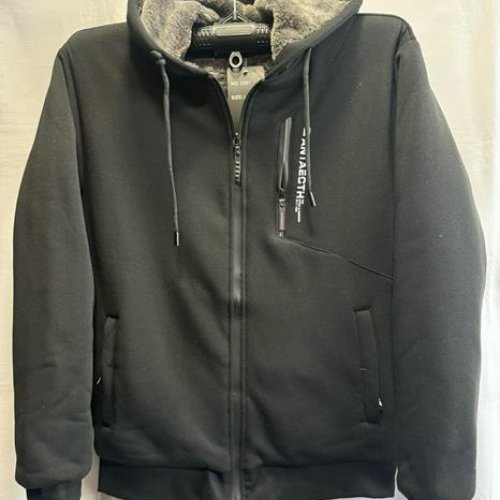 Кофта спорт Minh (3XL-6XL) 2361 black (зима) Minh 2361 black