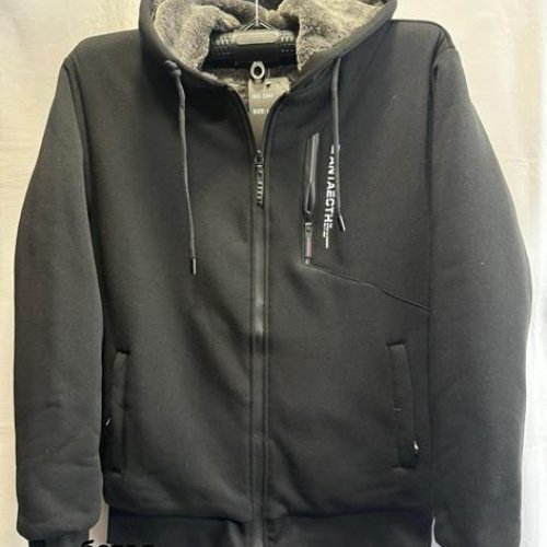 Кофта спорт Minh (3XL-6XL) 2361B black (зима) Minh 2361B black