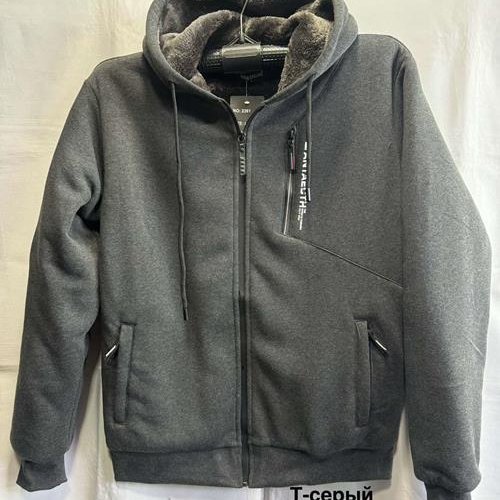 Кофта спорт Minh (3XL-6XL) 2361B grey (зима) Minh 2361B grey