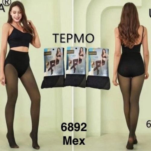 Колготы Minh (42-48) 6892 black (зима) Minh 6892 black