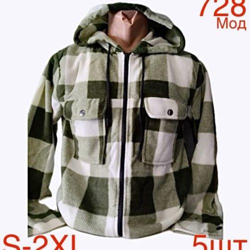 Рубашка Надийка (S-2XL) ND22-728 khaki (зима) Надийка ND22-728 khaki