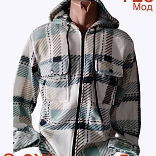 Рубашка Надийка (S-2XL) ND24-728 green (зима) Надийка ND24-728 green