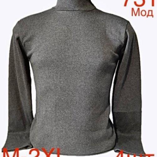 Гольф Надийка (M-2XL) ND79-731 grey (зима) Надийка ND79-731 grey