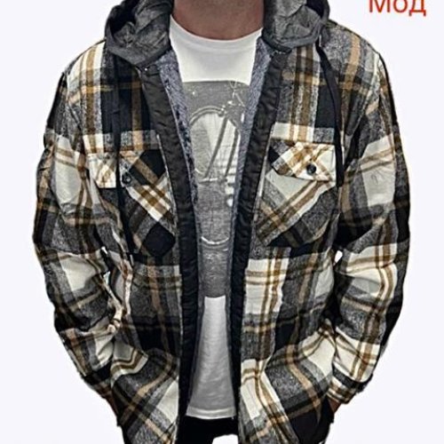 Рубашка Надийка (XL-5XL) ND91-1799 khaki (зима) Надийка ND91-1799 khaki