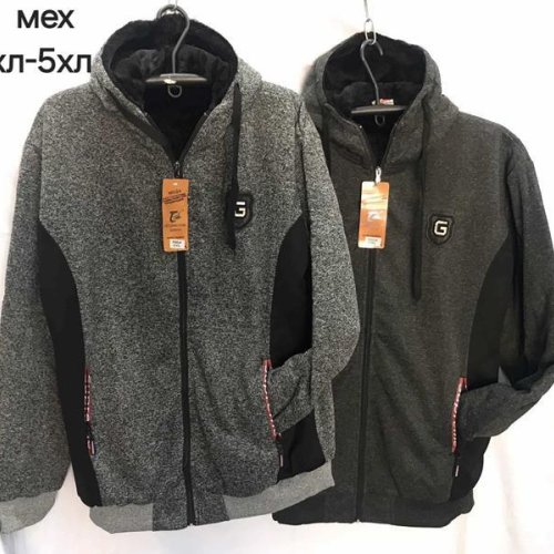 Кофта спорт Hoan (XL-5XL) 705 l.grey (зима) Hoan 705 l.grey