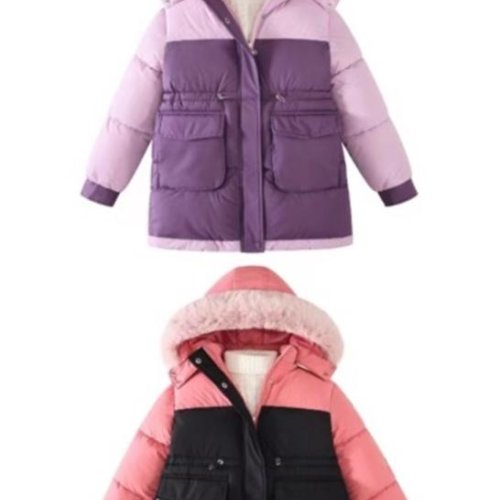 Куртка Farbique (8-16) 3132 pink (зима) Farbique 3132 pink