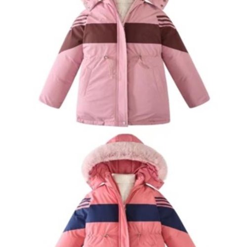 Куртка Farbique (4-12) 3128 pink (зима) Farbique 3128 pink