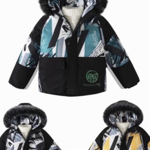 Куртка Farbique (4-12) 2162 grey (зима) Farbique 2162 grey