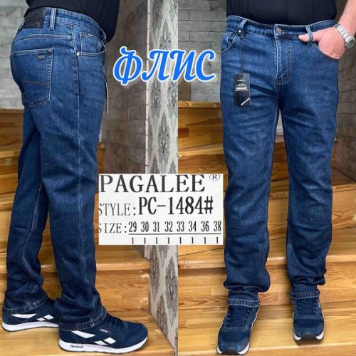 Джинсы Pagalee (29-38) PC1484 blue (зима) Pagalee PC1484 blue