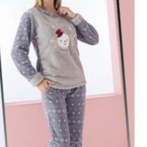 Пижама 4 Seasons (M-2XL) 82 grey (зима) 4 Seasons 82 grey