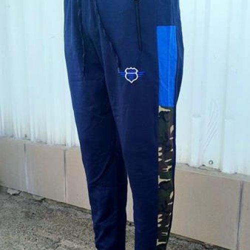 Штаны спорт 4 Seasons (S-2XL) A01-118 navy (деми) 4 Seasons A01-118 navy