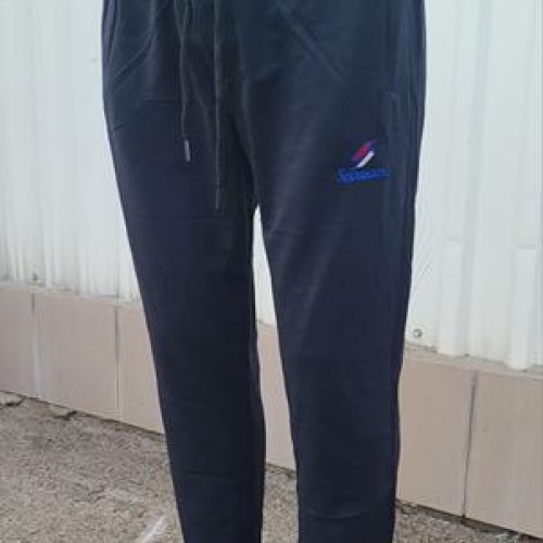 Штаны спорт 4 Seasons (S-2XL) A01-124 navy (деми) 4 Seasons A01-124 navy