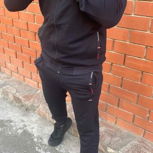 Костюм спорт 4 Seasons (S-2XL) A01-125 black (деми) 4 Seasons A01-125 black