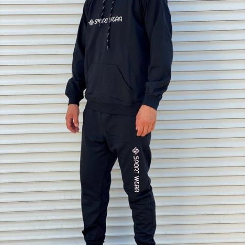 Костюм спорт 4 Seasons (S-2XL) A01-42 black (деми) 4 Seasons A01-42 black