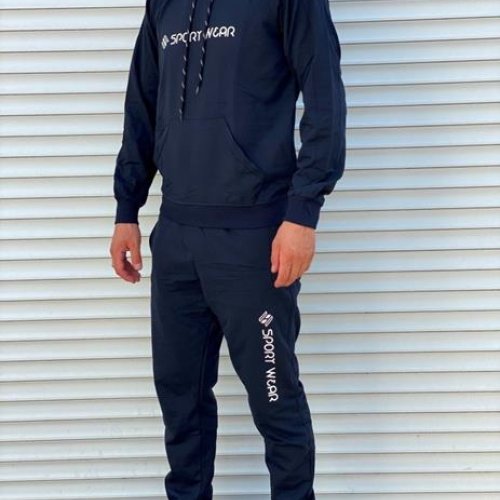 Костюм спорт 4 Seasons (S-2XL) A01-43 navy (деми) 4 Seasons A01-43 navy