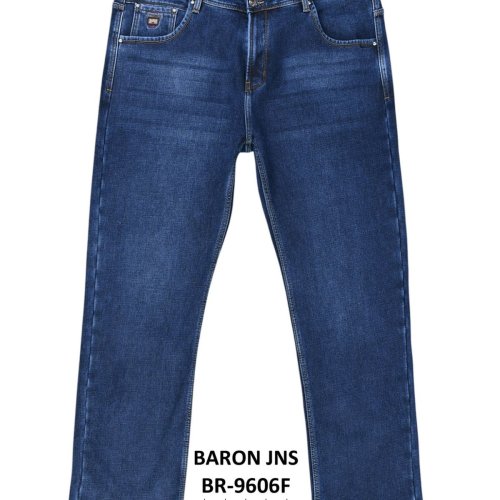 Джинсы God Baron (42-52) BR-9606F blue (зима) God Baron BR-9606F blue