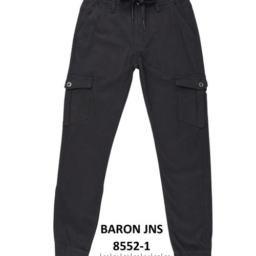 Джинсы God Baron (29-38) 8552-1 black (зима) God Baron 8552-1 black