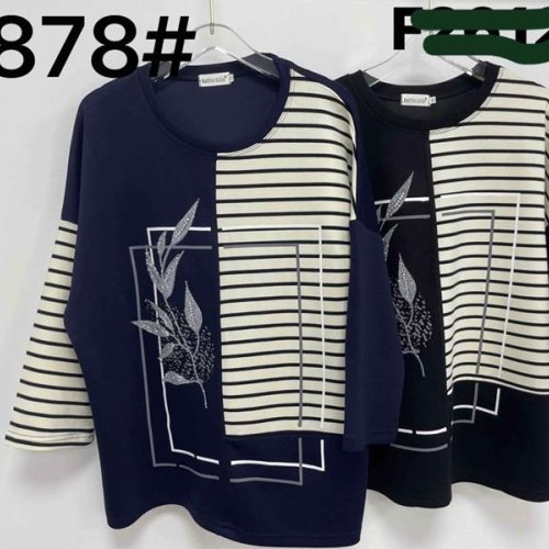 Свитер Modnulya (2XL-5XL) 2878 black (деми) Modnulya 2878 black