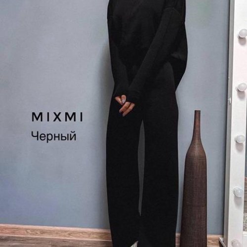 Костюм Modnulya (42-50) 6077 black (деми) Modnulya 6077 black